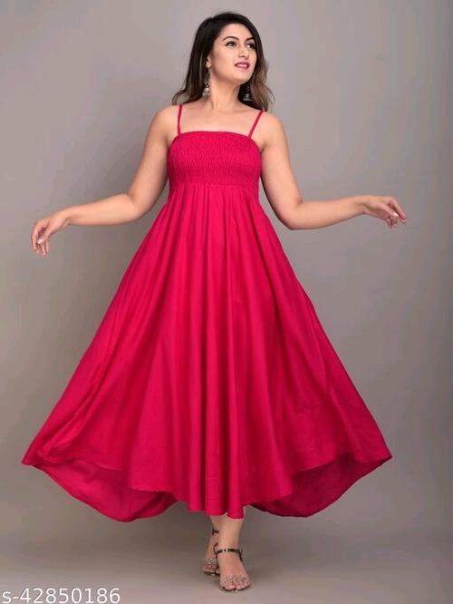 catalog name:*trendy elegant women dresses* fabric: - 18245428 - Very Small Image - 1