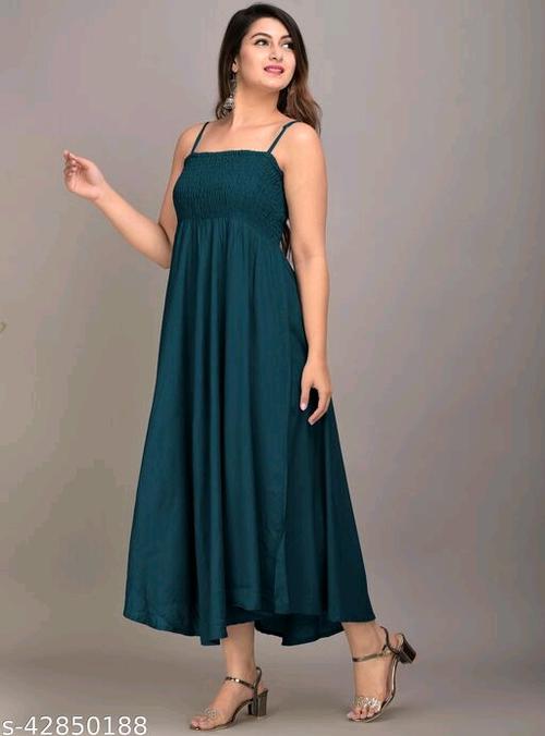 catalog name:*trendy elegant women dresses* fabric: - 18245429 - Very Small Image - 1