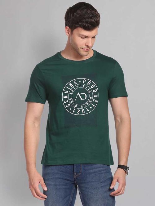 green printed t-shirt - 18246068 - Very Small Image - 1