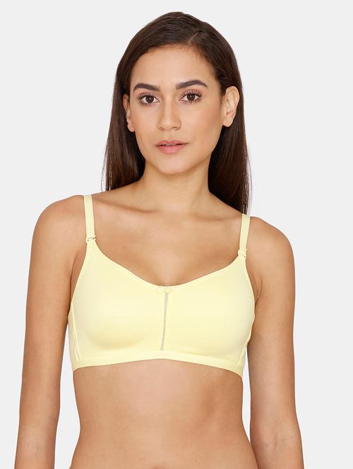 yellow solid t-shirt bra - 18246966 - Very Small Image - 1