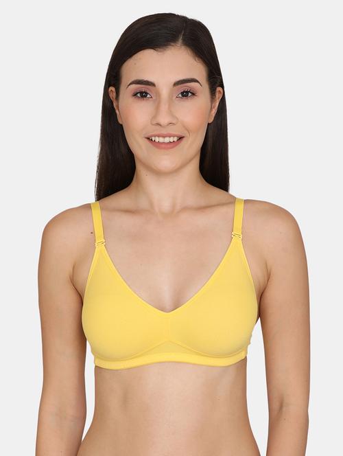 yellow solid t-shirt bra - 18246972 - Very Small Image - 1