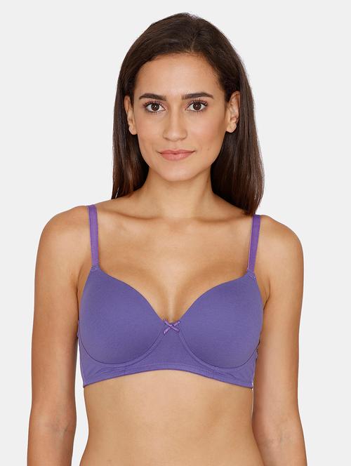 purple solid t-shirt bra - 18246981 - Very Small Image - 1