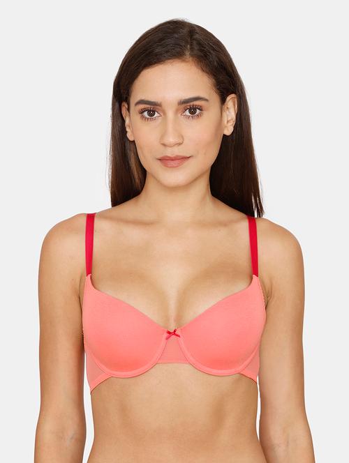 orange solid t-shirt bra - 18246987 - Very Small Image - 1