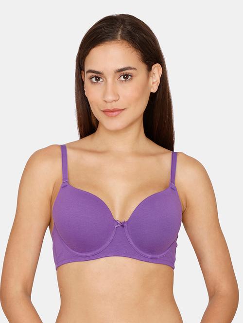 purple solid t-shirt bra - 18246989 - Very Small Image - 1