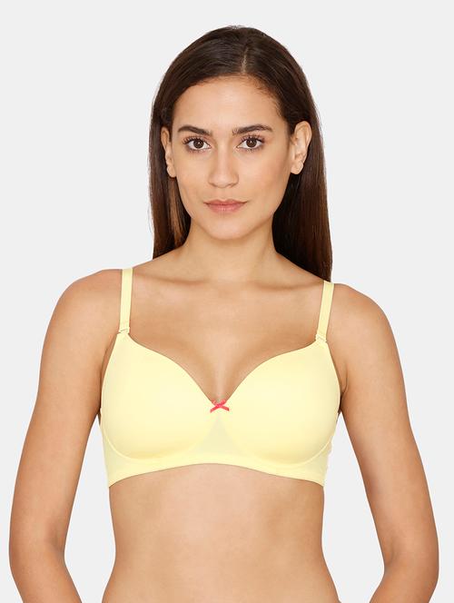 yellow solid t-shirt bra - 18247001 - Very Small Image - 1