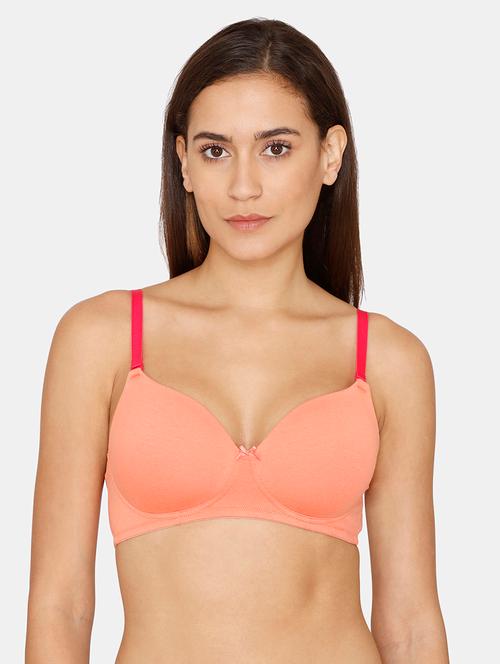orange solid t-shirt bra - 18247005 - Very Small Image - 1