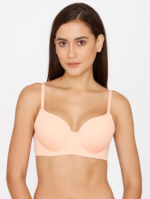 orange solid t-shirt bra - 18247014 - Very Small Image - 1