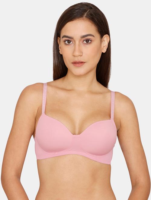 pink solid t-shirt bra - 18247028 - Very Small Image - 1