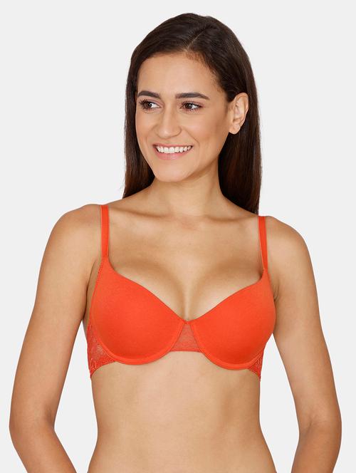 orange solid t-shirt bra - 18247035 - Very Small Image - 1