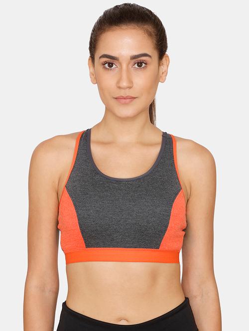 multi colored solid sports bra - 18247152 - Very Small Image - 1