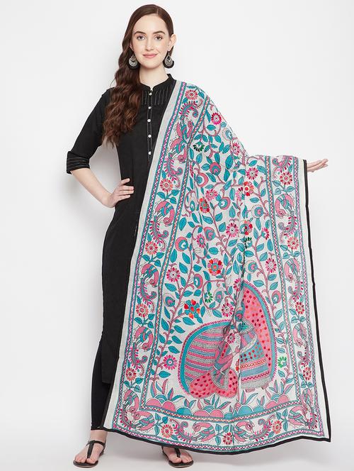 multi colored cotton dupatta - 18249438 - Very Small Image - 1