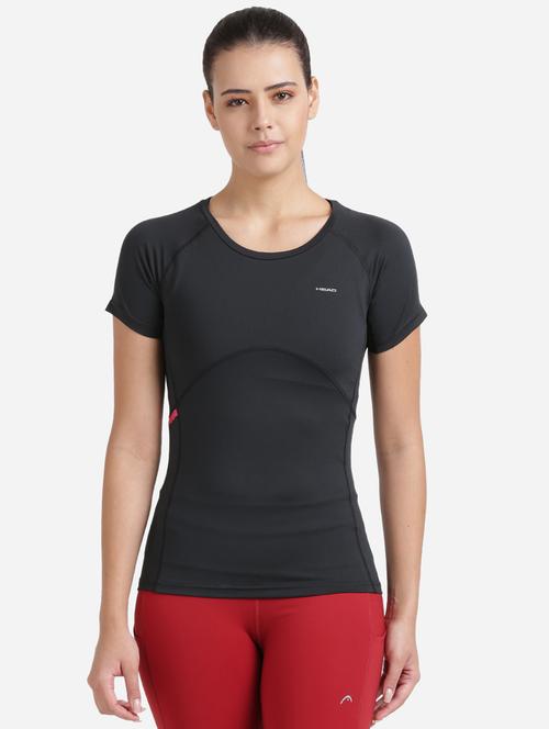 crew neck solid regular tee - 18249923 - Very Small Image - 1