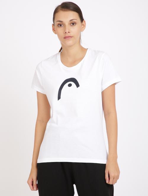 crew neck printed regular tee - 18249939 - Very Small Image - 1