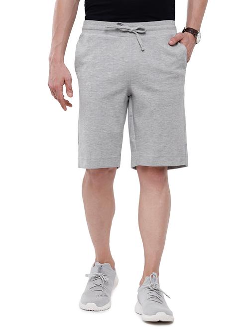 grey solid short - 18250401 - Very Small Image - 1