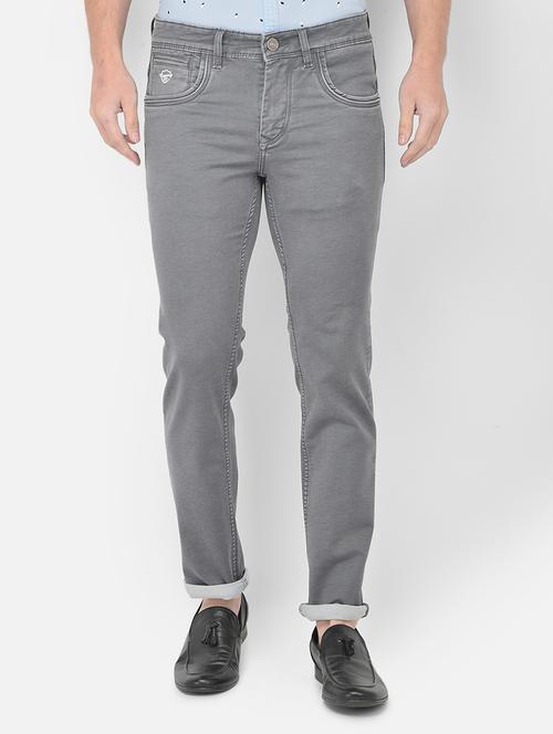 grey light-washed denim jean - 18250514 - Very Small Image - 1