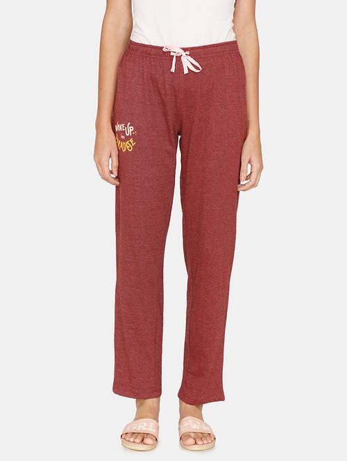 drawstring waist solid pajama - 18250718 - Very Small Image - 1