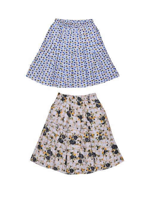 multi colored cotton aline skirt - 18250738 - Very Small Image - 1