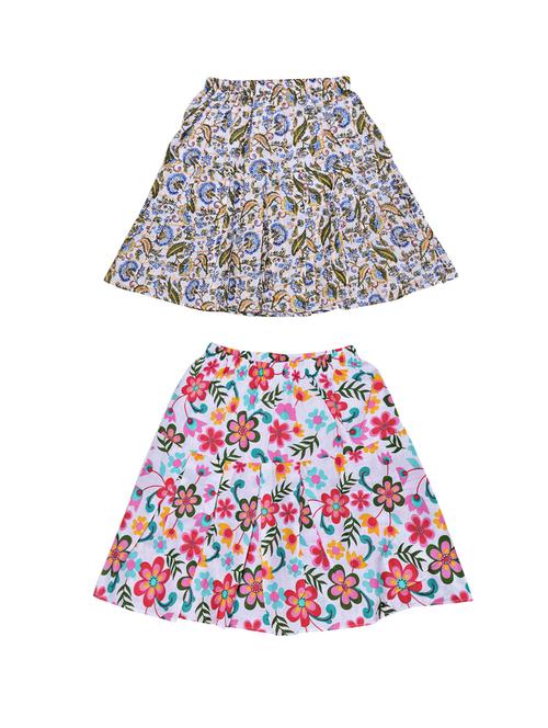 multi colored cotton aline skirt - 18250742 - Very Small Image - 1