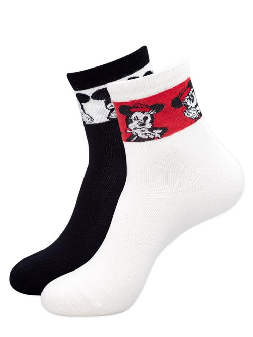 women pack of 2 printed ankle length socks - 18250928 - Very Small Image - 1