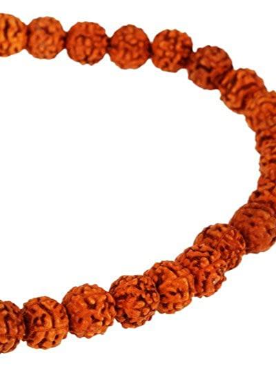kesar zems natural rudraksha beads flexible bracelet. - 18251053 - Very Small Image - 1