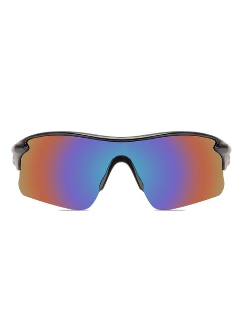 abner mirrored wrap-around sports sunglasses-88 - 18253309 - Very Small Image - 1