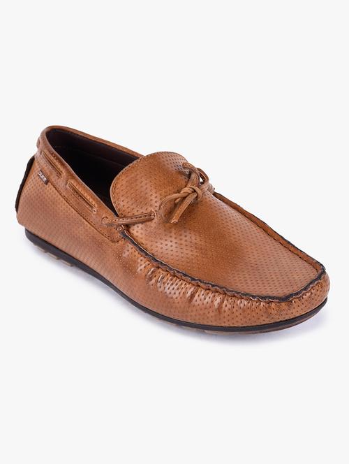 tan synthetic slip on casual shoes - 18253392 - Very Small Image - 1