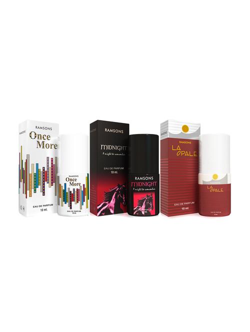 ramsons once more, midnight & la opale perfume(pack of 3) 40 ml - 18254394 - Very Small Image - 1