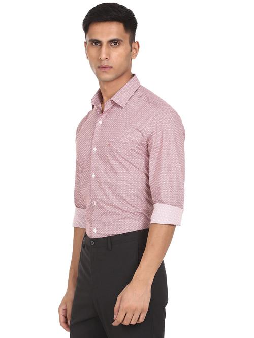 red printed casual shirt - 18254765 - Very Small Image - 1