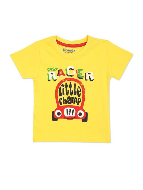 yellow printed t-shirt - 18255005 - Very Small Image - 1