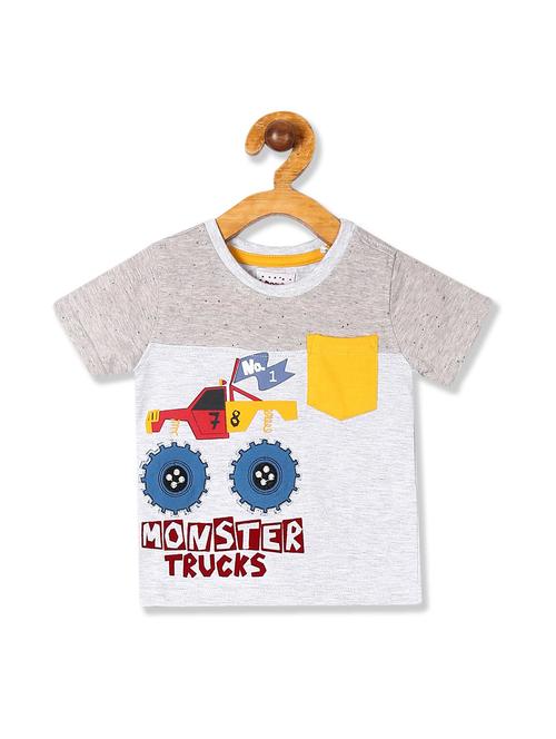 crew neck printed t-shirt - 18255510 - Very Small Image - 1