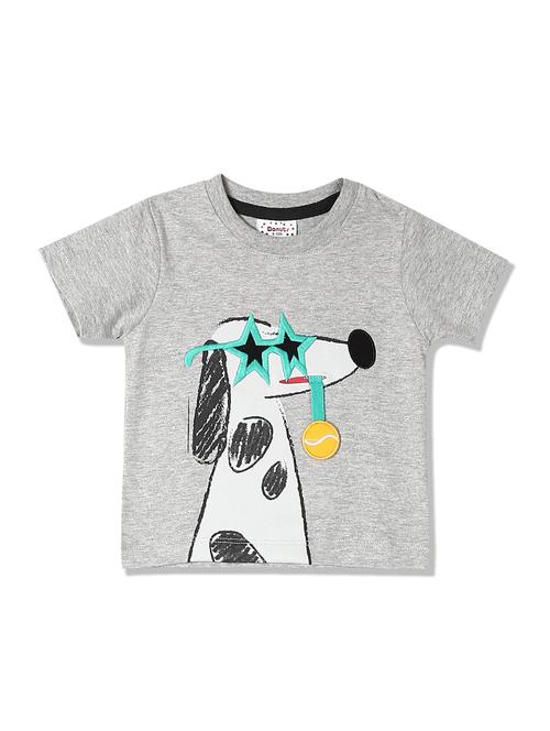 crew neck printed t-shirt - 18255513 - Very Small Image - 1