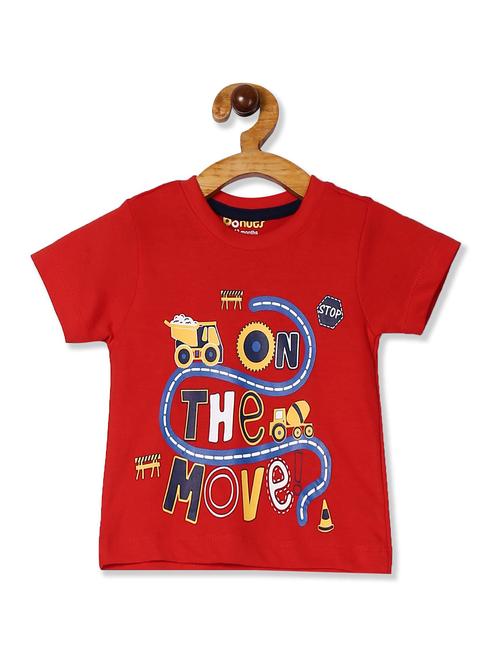 crew neck printed t-shirt - 18255519 - Very Small Image - 1