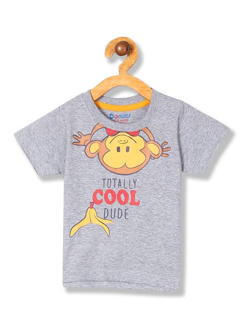 crew neck printed t-shirt - 18255535 - Very Small Image - 1