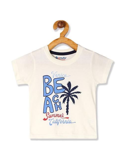 crew neck printed t-shirt - 18255607 - Very Small Image - 1