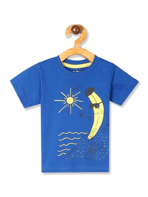 crew neck printed t-shirt - 18255624 - Very Small Image - 1