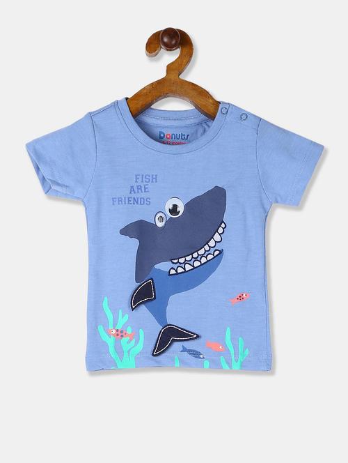 crew neck printed t-shirt - 18255646 - Very Small Image - 1