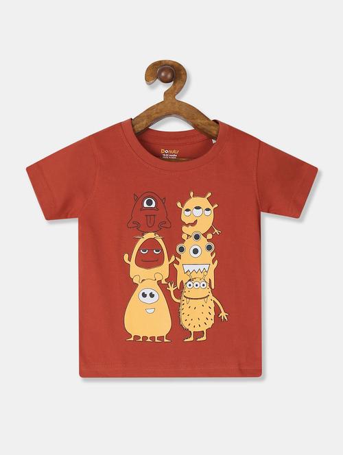 crew neck printed t-shirt - 18255670 - Very Small Image - 1
