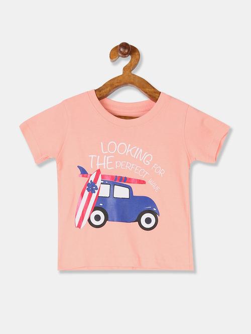 crew neck printed t-shirt - 18255676 - Very Small Image - 1