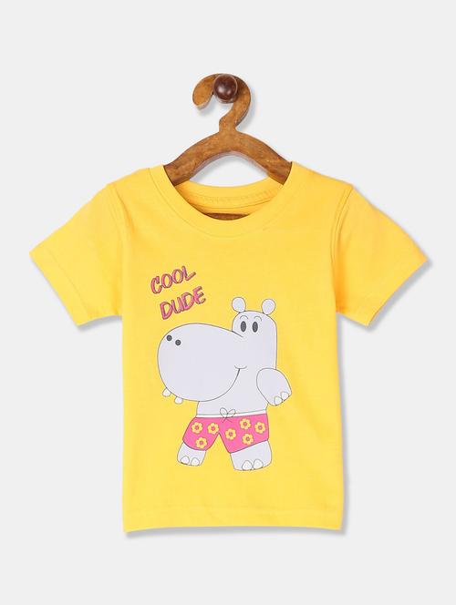 crew neck printed t-shirt - 18255694 - Very Small Image - 1
