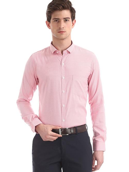 pink self-designed formal shirt - 18255783 - Very Small Image - 1