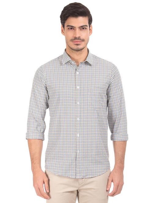 multi colored checkered formal shirt - 18255907 - Very Small Image - 1