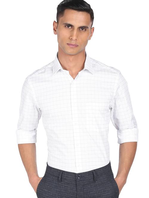 mens checks formal shirt - 18256652 - Very Small Image - 1
