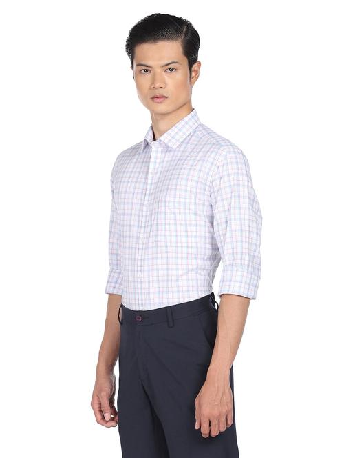 mens checks formal shirt - 18256662 - Very Small Image - 1