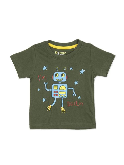 round neck printed t-shirt - 18257045 - Very Small Image - 1