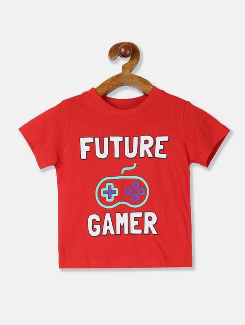 round neck printed t-shirt - 18257047 - Very Small Image - 1