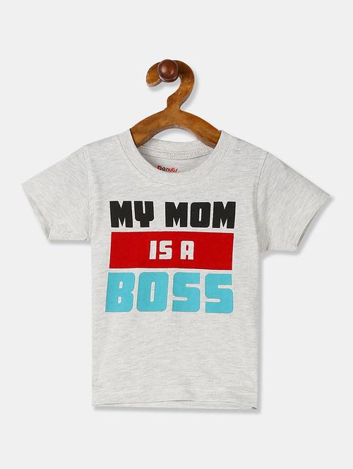 round neck printed t-shirt - 18257114 - Very Small Image - 1