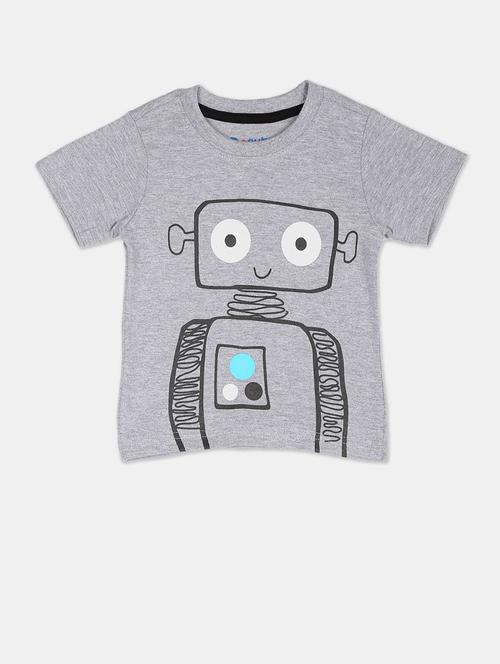 round neck printed t-shirt - 18257115 - Very Small Image - 1