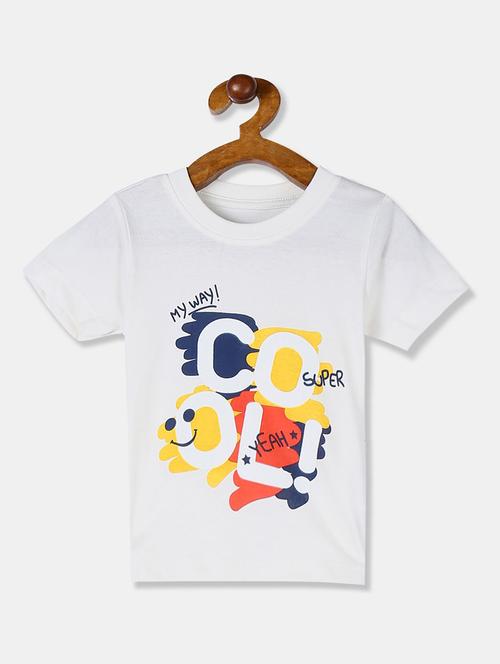 round neck printed t-shirt - 18257116 - Very Small Image - 1