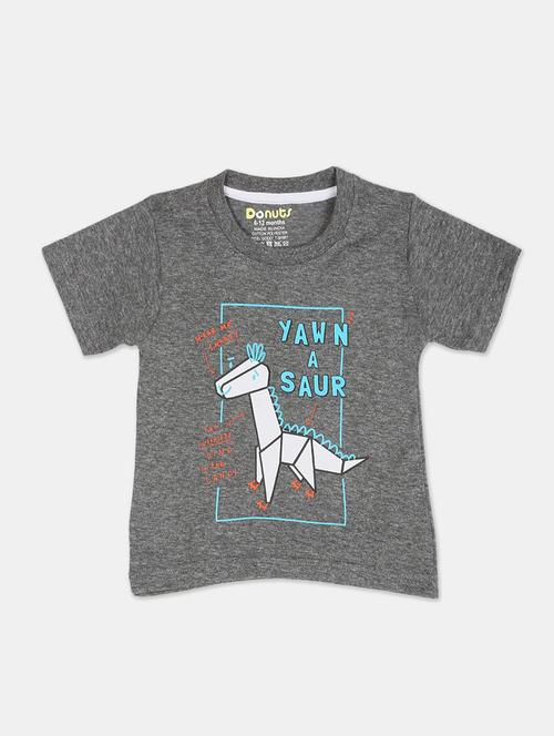 round neck printed t-shirt - 18257117 - Very Small Image - 1