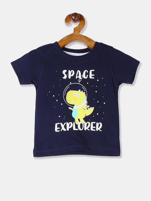 crew neck printed t-shirt - 18257120 - Very Small Image - 1